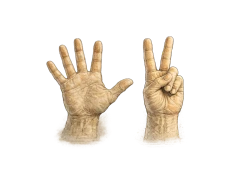 𐰘𐱅𐰃 (yetti, yeti)